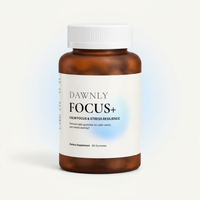 Dawnly Focus+ bottle — pack shot